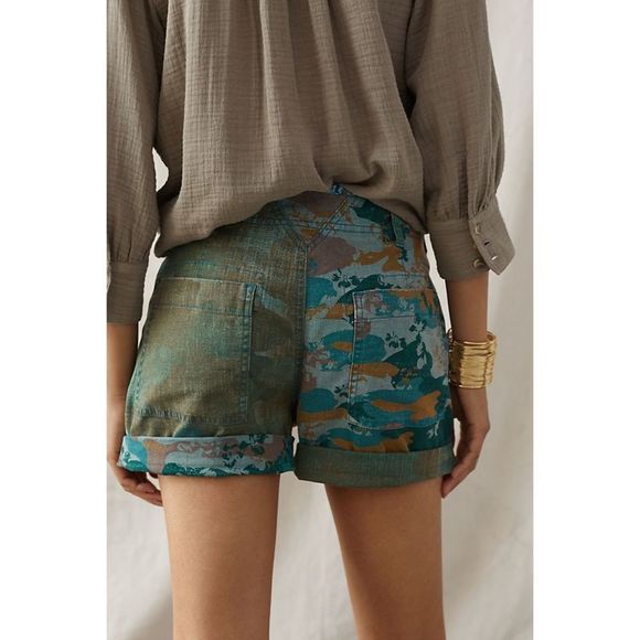 New Anthropologie x Pilcro The Wanderer Shorts Size 26 - Picture 4 of 10